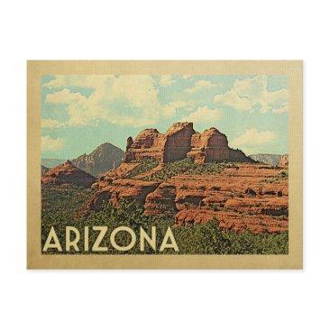 arizona red rocks vintage travel postinvitations