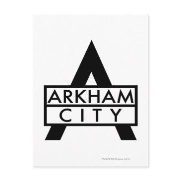 arkham city icon postinvitations