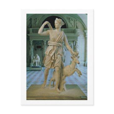 artemis the huntress, known as the 'diana of versa postinvitations
