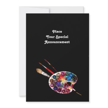 artist colour palette art show gallery exhibition announcement