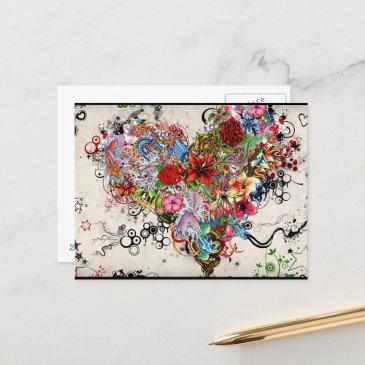 artistic heart postinvitations