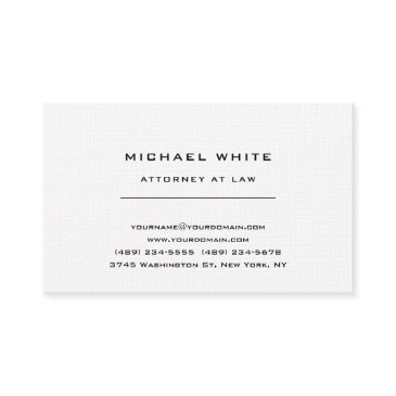 attorney at law linen minimalist classical pro business invitations