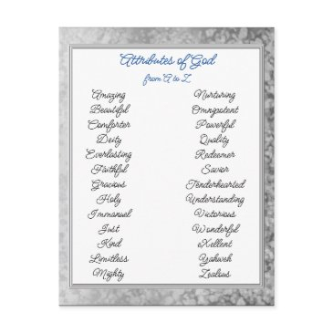 attributes of god from a to z enclosure invitations