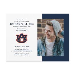 Small Auburn University | Future Auburn Grad Announcement Postinvitations Front View