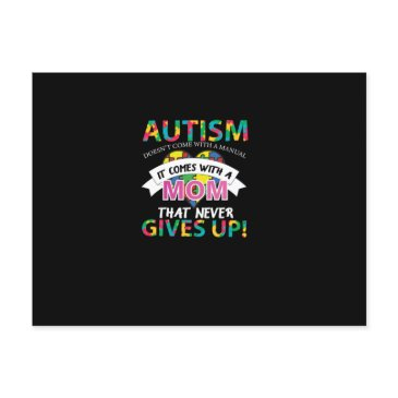 autism doesn't come with a manual it comes with a announcement postinvitations