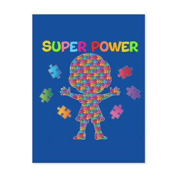 autism, super power postinvitations