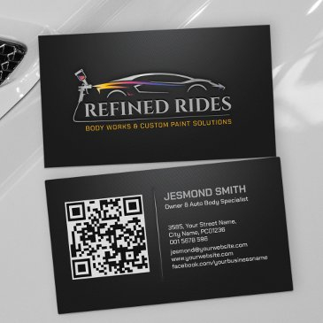 auto body work custom car paint business invitations