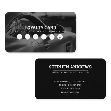 auto detailing cleaning car repair loyalty invitations