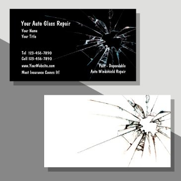 auto glass repair business invitations