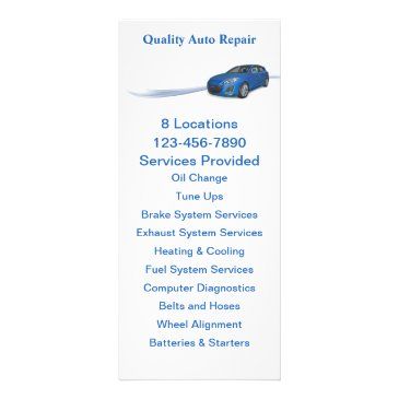 automotive service rack invitations