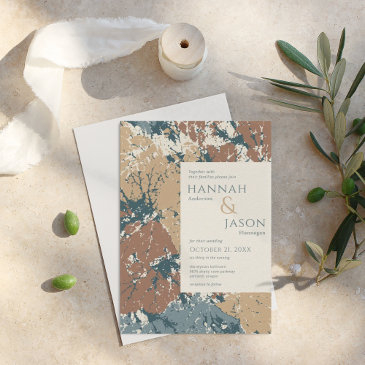autumn colors organic leaves abstract invitation