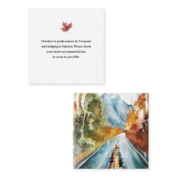 autumn mountain wedding hotel accommodation enclosure invitations