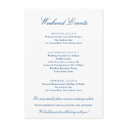 Small Avalon Nj Collection Weekend Events Wedding Enclosure Invitations Front View