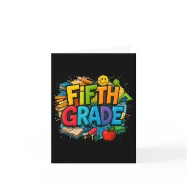 back to school fifth grade team happy first day of invitations