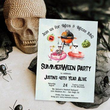 backyard bbq baby-q baby shower invitation