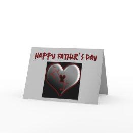 Small Bad, Absent Or Deadbeat Father's Day Invitations Front View