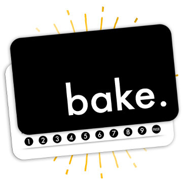 bake. loyalty punch invitations