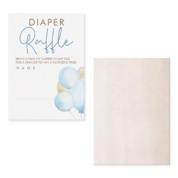 balloons baby shower diaper raffle ticket enclosur enclosure invitations