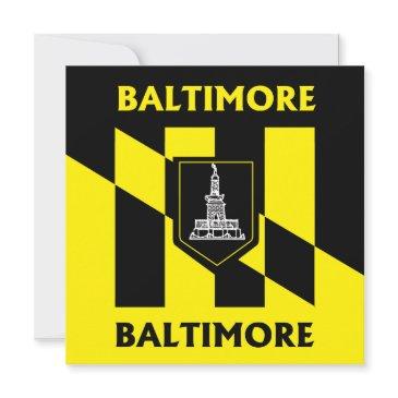 baltimore city flag