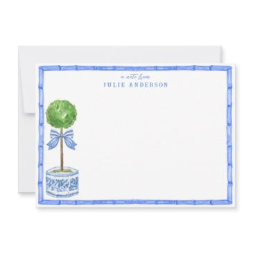 bamboo topiary garden | chinoiserie note invitations