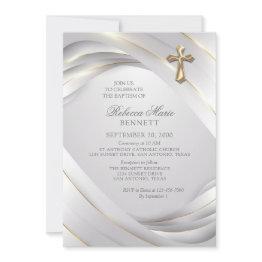 Small Baptism Invitation Front View