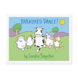 Small Barnyard Dance! Postinvitations By Sandra Boynton Front View