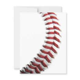 Small Baseball Postinvitations Front View
