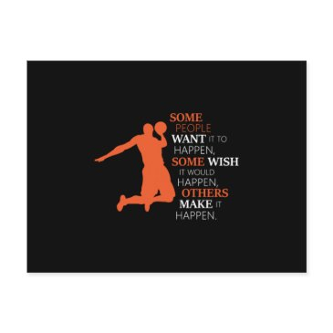 basketball sports basketball team player gift idea postinvitations