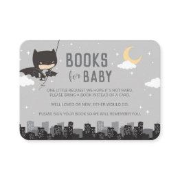 Small Batman Books For Baby | Baby Shower Insert Card Front View