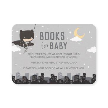 batman books for baby | baby shower insert card