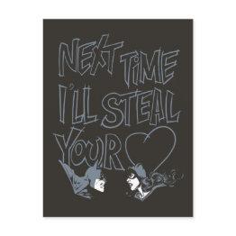 Small Batman Valentine |catwoman - I'll Steal Your Heart Holiday Postinvitations Front View
