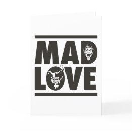 Small Batman Valentine | Joker & Harley - Mad Love Holiday Invitations Front View