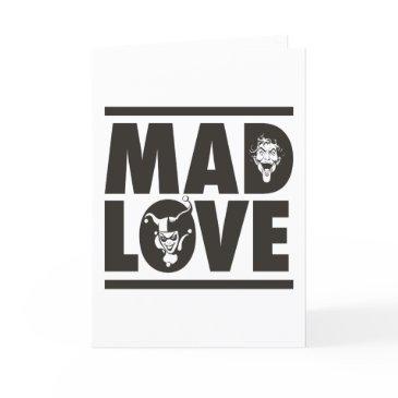 batman valentine | joker & harley - mad love holiday invitations