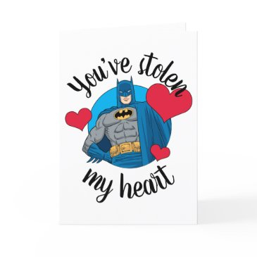 batman valentine | you've stolen my heart holiday invitations