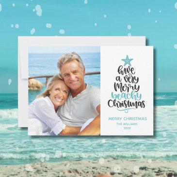beach christmas invitations