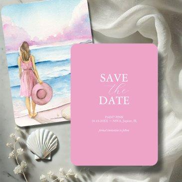 beach watercolor save the dates save the date