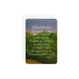 Small Beatitudes Enclosure Invitations Front View