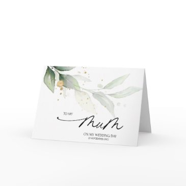 beautiful eucalyptus to my mom on my wedding day invitations