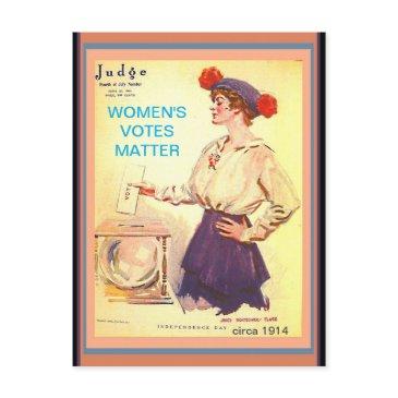 beautiful vintage women's voting rights 1914 copy postinvitations