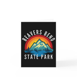 Small Beavers Bend State Park Oklahoma Invitations Front View