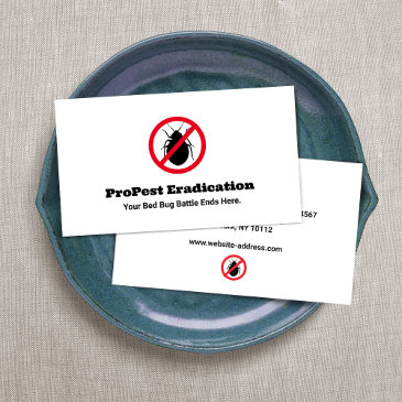 bed bug exterminator business invitations