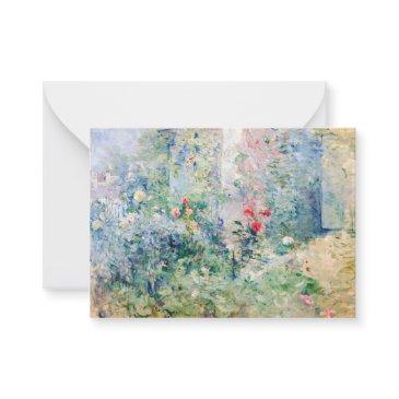 berthe morisot - the garden at bougival note invitations