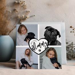 Small Best Dog Mommy | Photo Collage Front View