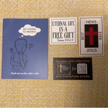 best news ever john 3:16 gospel tract business invitations