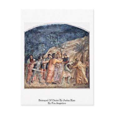 betrayal of christ by judas kiss by fra angelico postinvitations