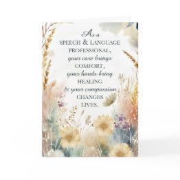 Small Better Hearing And Speech Month Appreciation Slp Invitations Front View