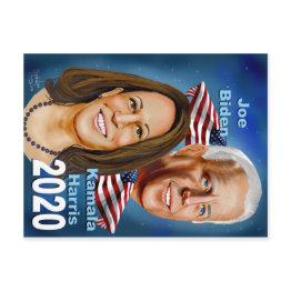 Small Biden Harris Postinvitations Front View
