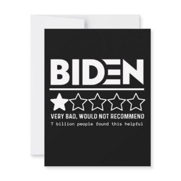 biden very bad would not recommend t-shirt save the date
