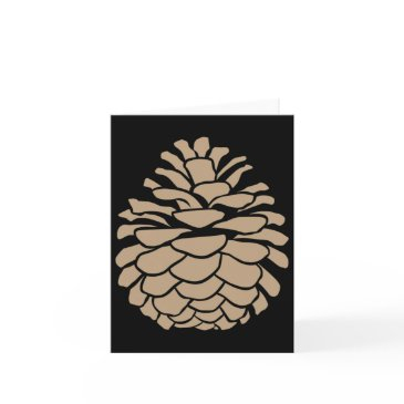 big pine cone tree pinecone forest camping nature invitations