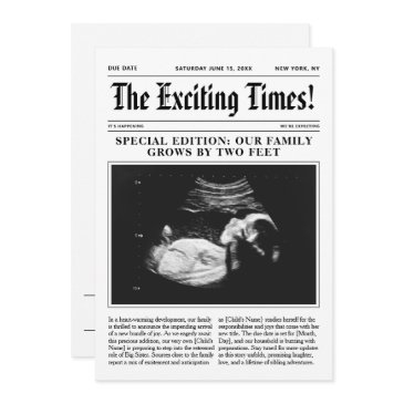 big sister pregnancy announcement newspaper